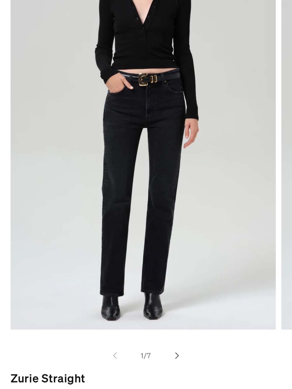 Citizens of Humanity Zurie Straight in Stormy Size 31